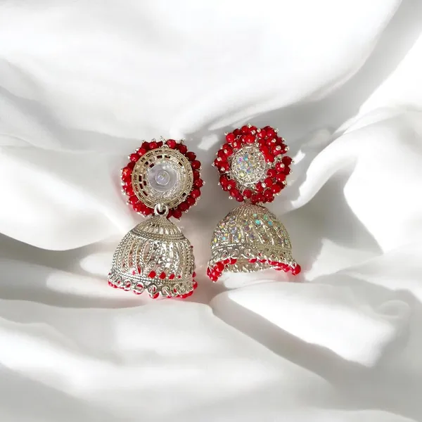 Gold_Alloy_Ethnic_Jhumka_Earrings_For_Women_Pack_Of_2