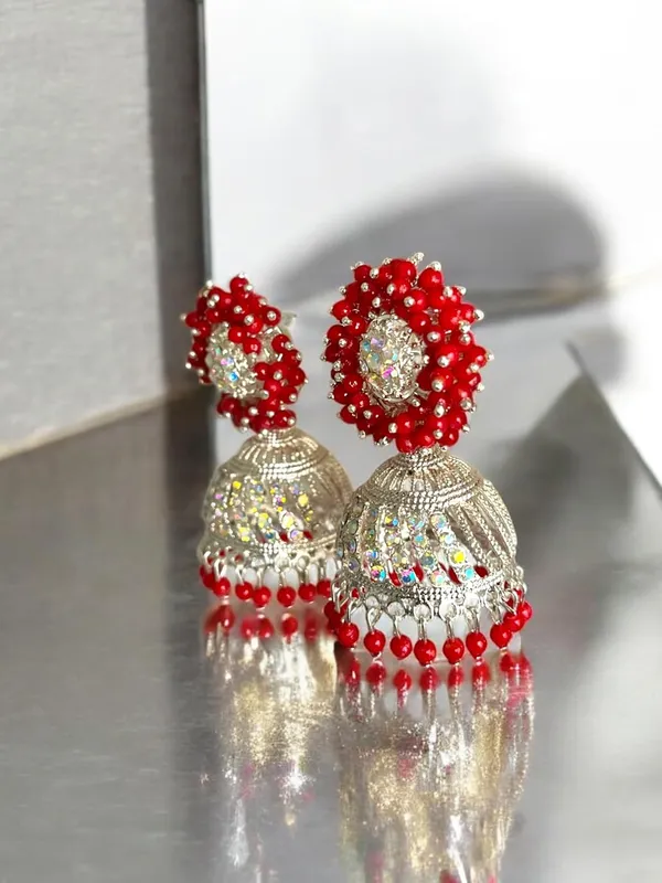 Gold_Alloy_Ethnic_Jhumka_Earrings_For_Women_Pack_Of_2