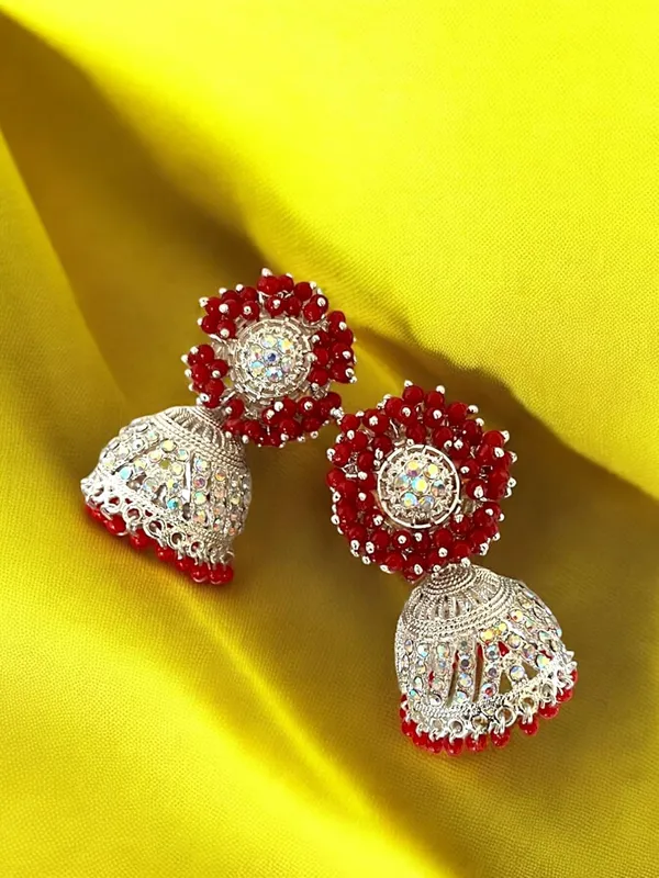 Gold_Alloy_Ethnic_Jhumka_Earrings_For_Women_Pack_Of_2