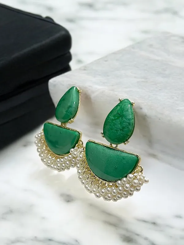 Green_Stone_Half_Moon_Pearl_Drop_Earrings_For_Women_Pack_Of_2