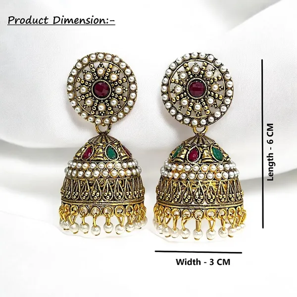 Gold_Brass_Pearl_Studded_Jhumka_Earrings_For_Women_Pack_Of_2