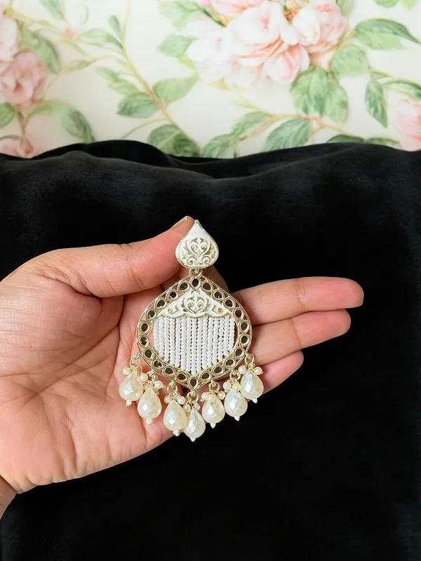 Gold_White_Pearl_Kundan_Beaded_Chandbali_Earrings_For_Women_Pack_Of_2