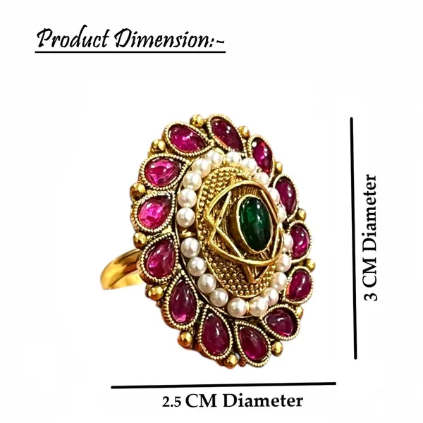Gold_Brass_Traditional_Adjustable_Finger_Ring_For_Women