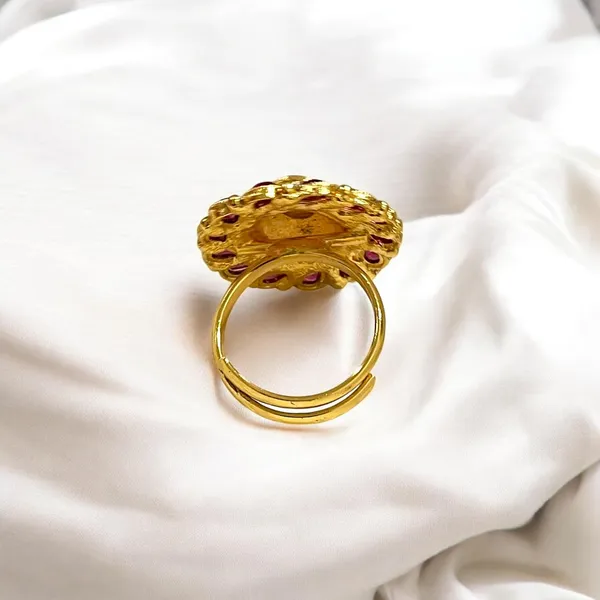 Gold_Brass_Traditional_Adjustable_Finger_Ring_For_Women