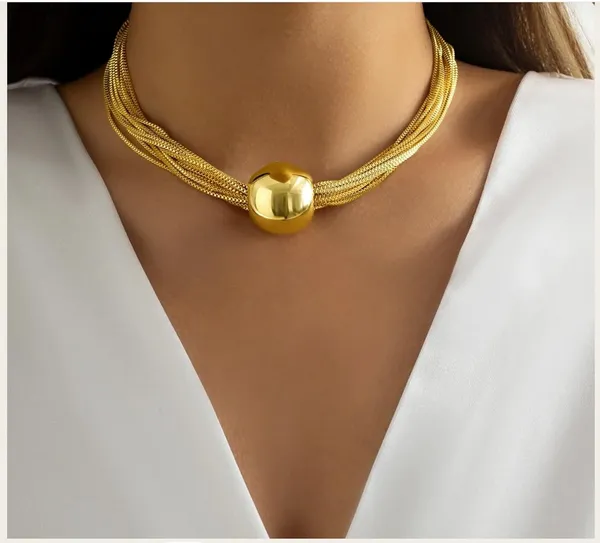 Gold_Stainless_Steel_Multi_Layer_Chain_Necklace_Set_For_Women