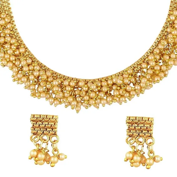 Gold_Brass_Traditional_Temple_Choker_Necklace_Set_For_Women