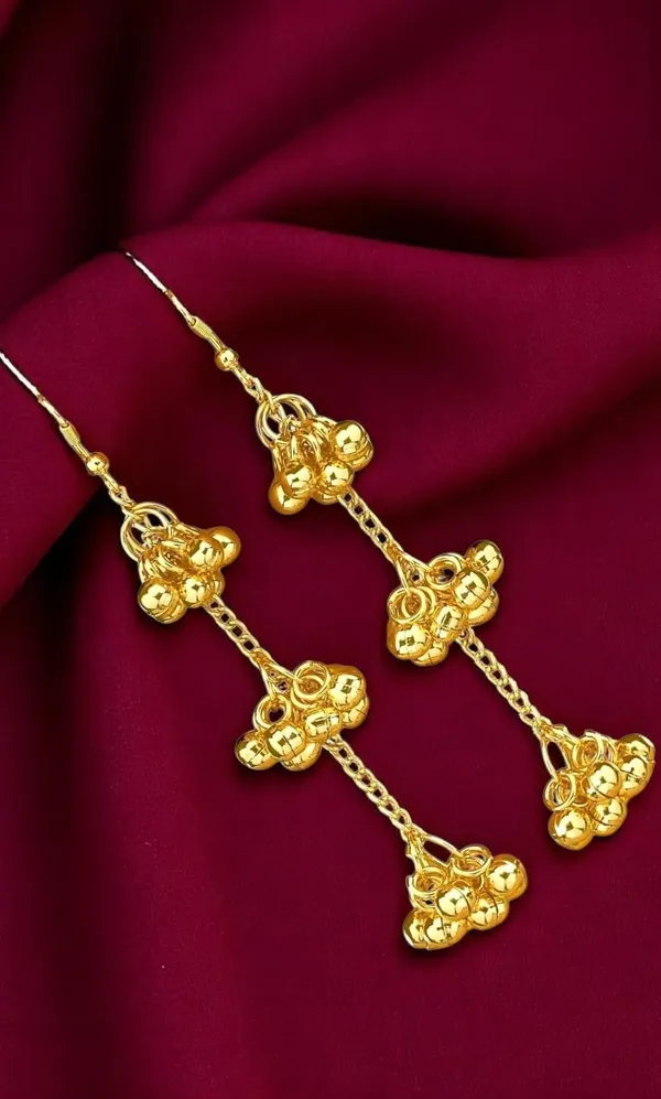 Gold_Stainless_Steel_Ghungroo_Long_Dangler_Earrings_For_Women_Pack_Of_2