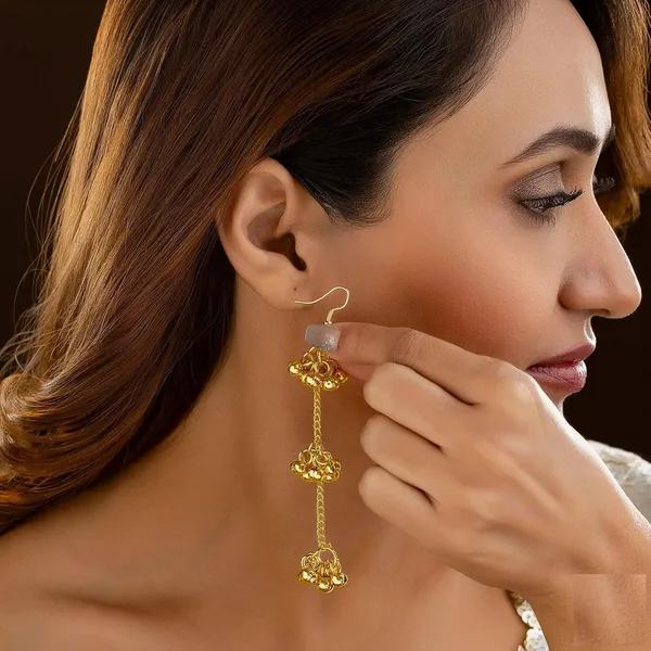 Gold_Stainless_Steel_Ghungroo_Long_Dangler_Earrings_For_Women_Pack_Of_2