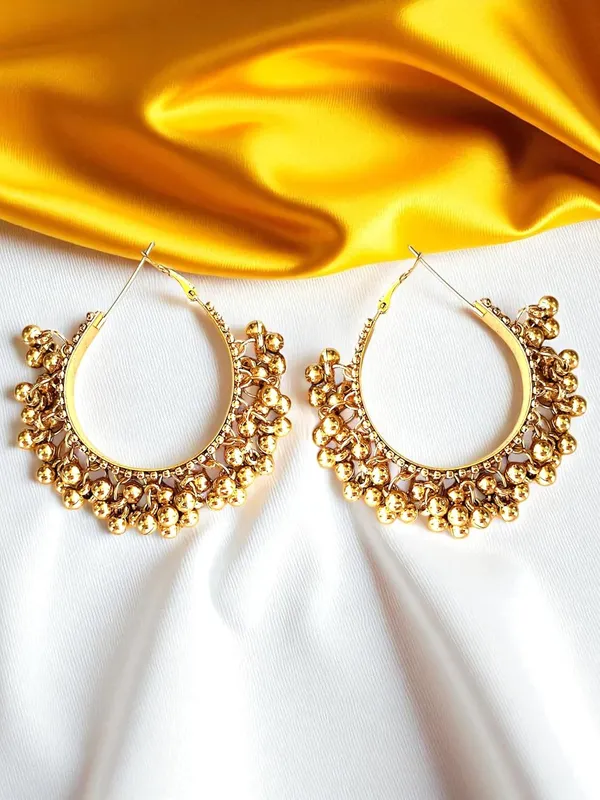 Gold_Stainless_Steel_Ghungroo_Long_Dangler_Earrings_For_Women