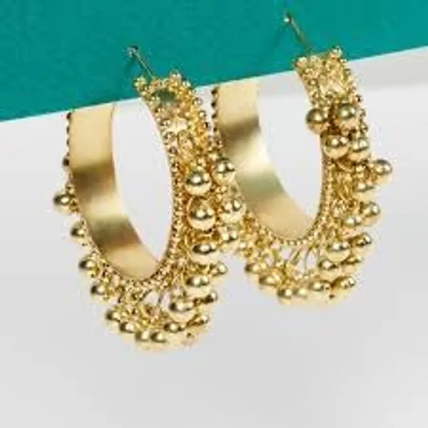 Gold_Stainless_Steel_Ghungroo_Long_Dangler_Earrings_For_Women