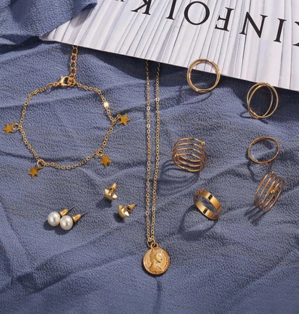 Gold_Alloy_Pearl_Necklace_Earrings_Rings_Bracelet_Combo_Set_For_Women_Pack_Of_4