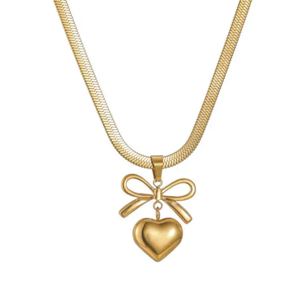 Gold_Stainless_Steel_AntiTarnish_Pendant_Necklace_For_Women