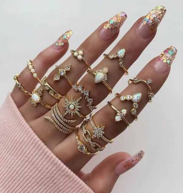 Gold_Alloy_Ad_Studded_Floral_Stackable_Finger_Ring_Set_For_Women_Pack_Of_17
