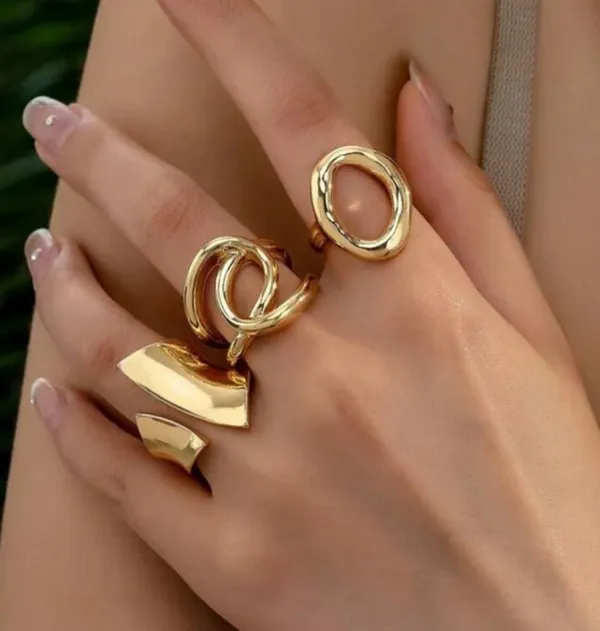 Gold_Alloy_Geometric_Adjustable_Ring_Set_For_Women_Pack_Of_2