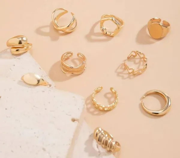Gold_Alloy_Floral_Pearl_Geometric_Stackable_Knuckle_Ring_Set_For_Women_Pack_Of_10
