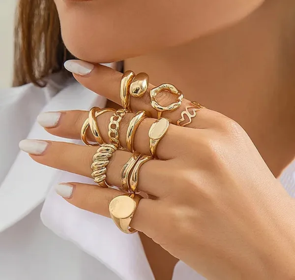 Gold_Alloy_Floral_Pearl_Geometric_Stackable_Knuckle_Ring_Set_For_Women_Pack_Of_10