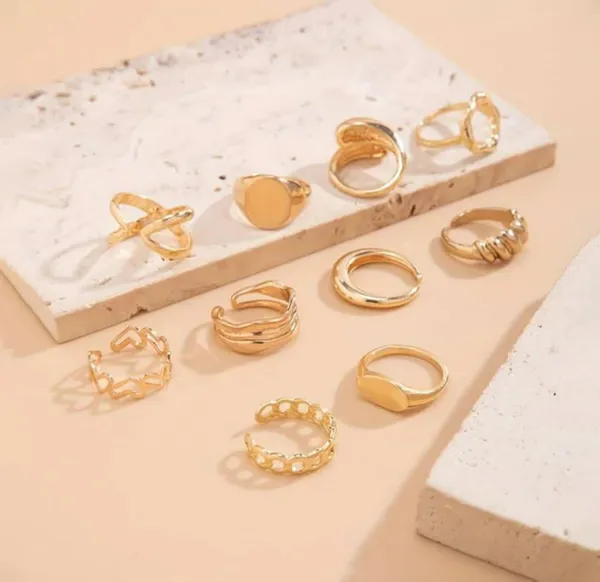 Gold_Alloy_Floral_Pearl_Geometric_Stackable_Knuckle_Ring_Set_For_Women_Pack_Of_10