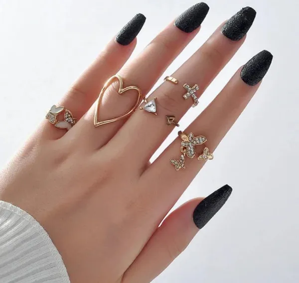 Gold_Alloy_Butterfly_Heart_Stackable_Adjustable_Ring_Set_For_Women_Pack_Of_5