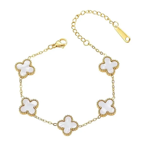 Gold_Stainless_Steel_Clover_Chain_Bracelet_For_Women