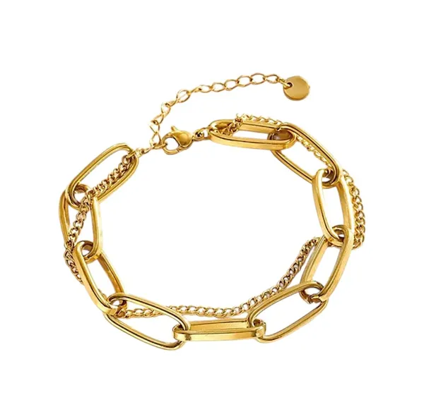 Gold_Stainless_Steel_Multi_Layer_Link_Chain_Bracelet_For_Women