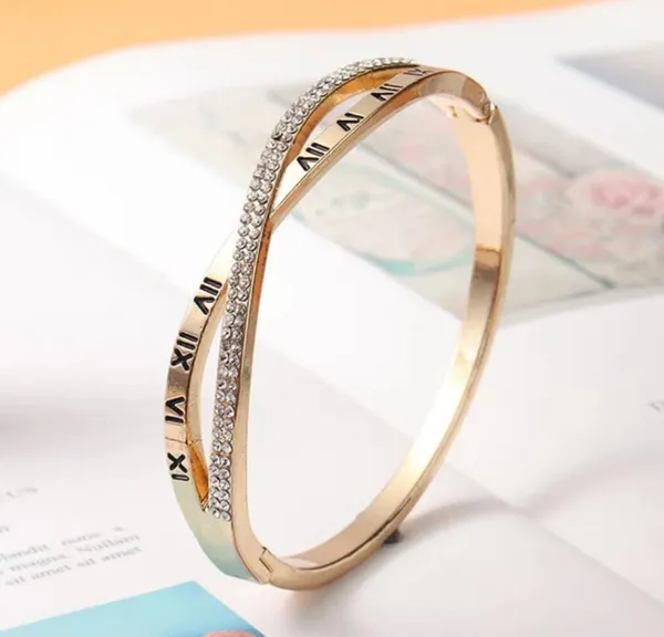 Gold_Stainless_Steel_Roman_Numeral_Crystal_Kada_Bracelet_For_Women