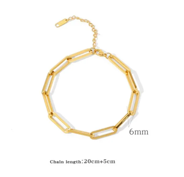 Gold_Stainless_Steel_Openable_Interlocked_Cuff_Bracelet_For_Women
