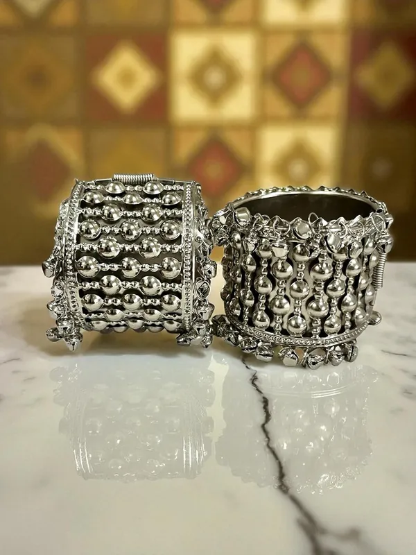 Silver_Alloy_Oxidised_Ghungroo_Beaded_Kada_Bangles_Set_For_Women_Pack_Of_2