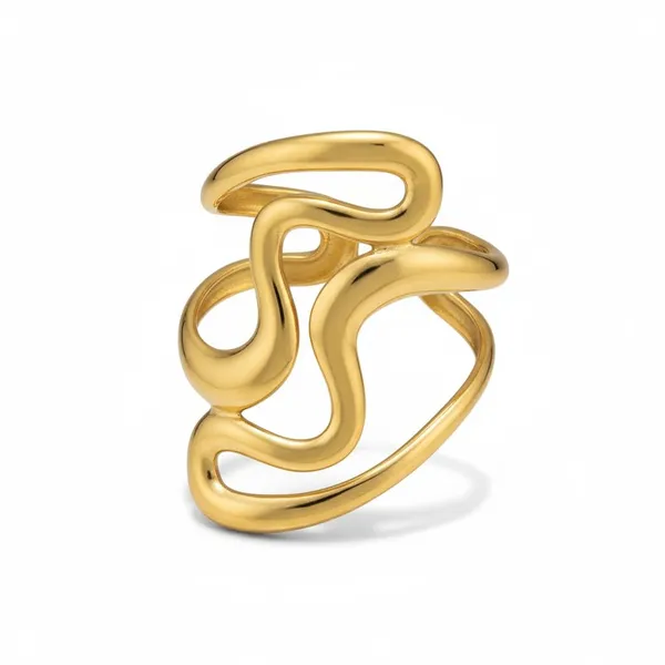Gold_Stainless_Steel_Adjustable_Finger_Ring_For_Women