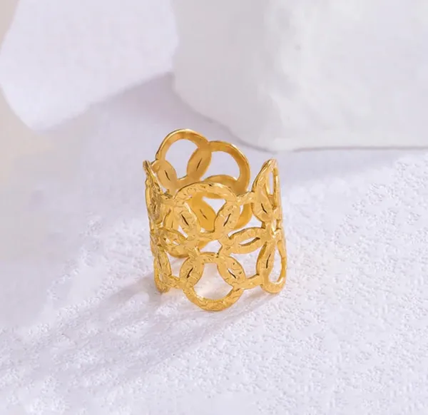 Gold_Stainless_Steel_AntiTarnish_Adjustable_Finger_Ring_For_Women