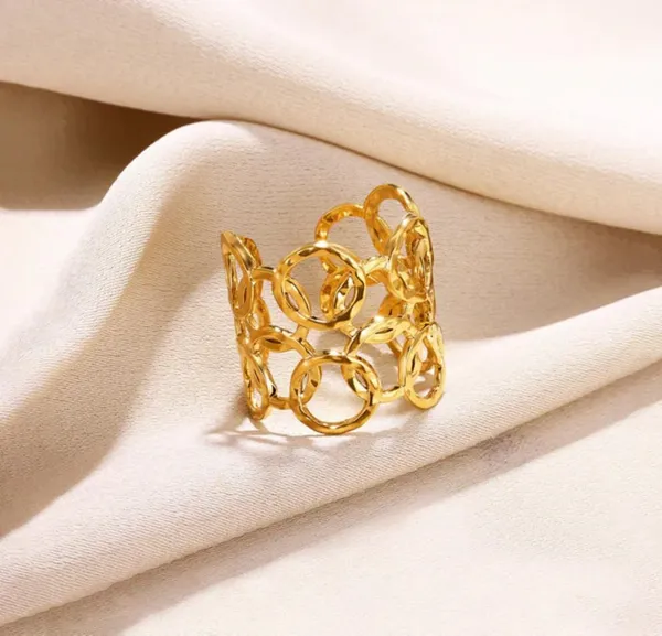 Gold_Stainless_Steel_AntiTarnish_Adjustable_Finger_Ring_For_Women