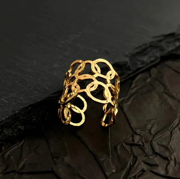 Gold_Stainless_Steel_AntiTarnish_Adjustable_Finger_Ring_For_Women