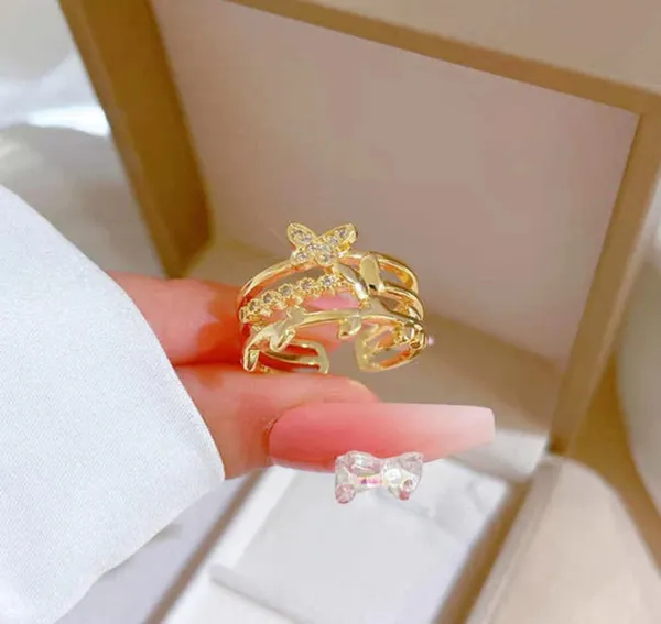 Gold_Stainless_Steel_AntiTarnish_Adjustable_Finger_Ring_For_Women