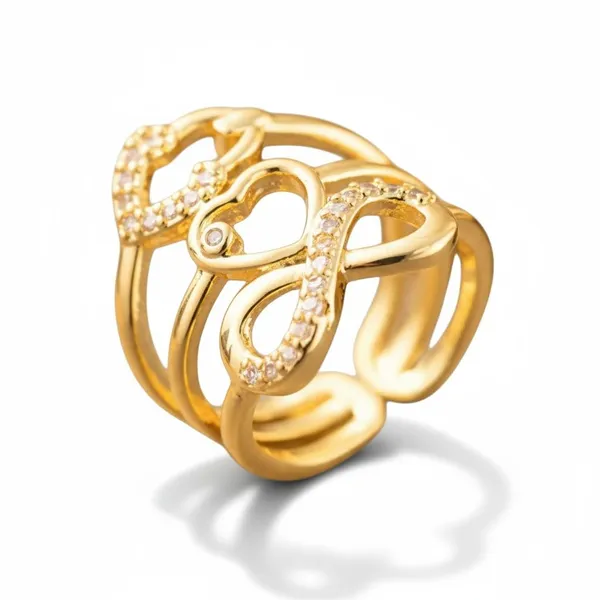 Gold_Stainless_Steel_AntiTarnish_Adjustable_Finger_Ring_For_Women