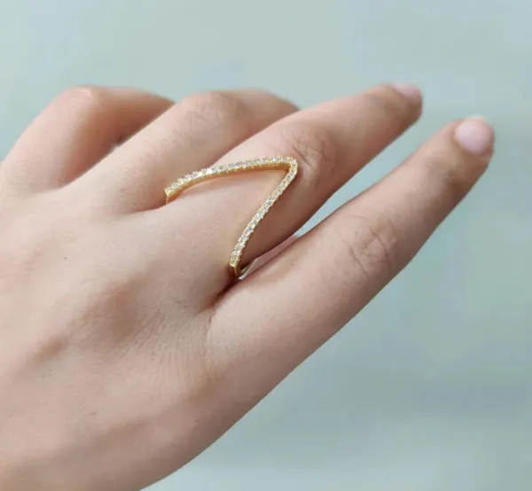 Gold_Stainless_Steel_AntiTarnish_Adjustable_Finger_Ring_For_Women