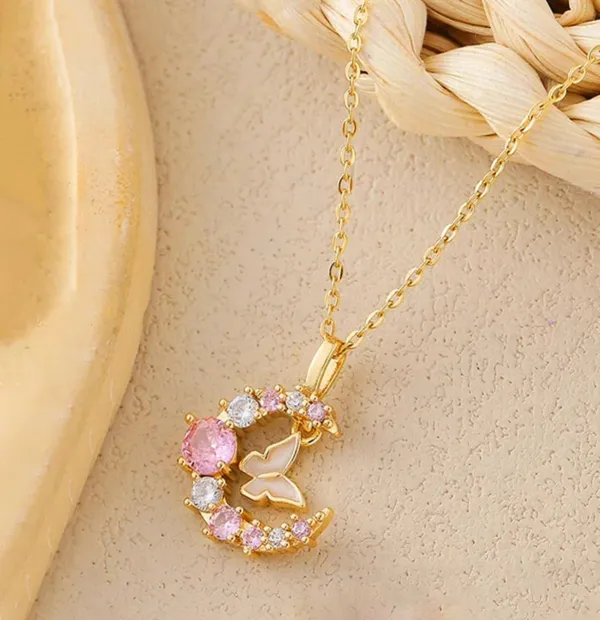 Gold_Stainless_Steel_AntiTarnish_Pendant_Necklace_For_Women
