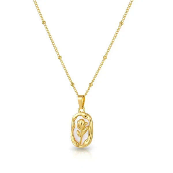 Gold_Stainless_Steel_AntiTarnish_Pendant_Necklace_For_Women