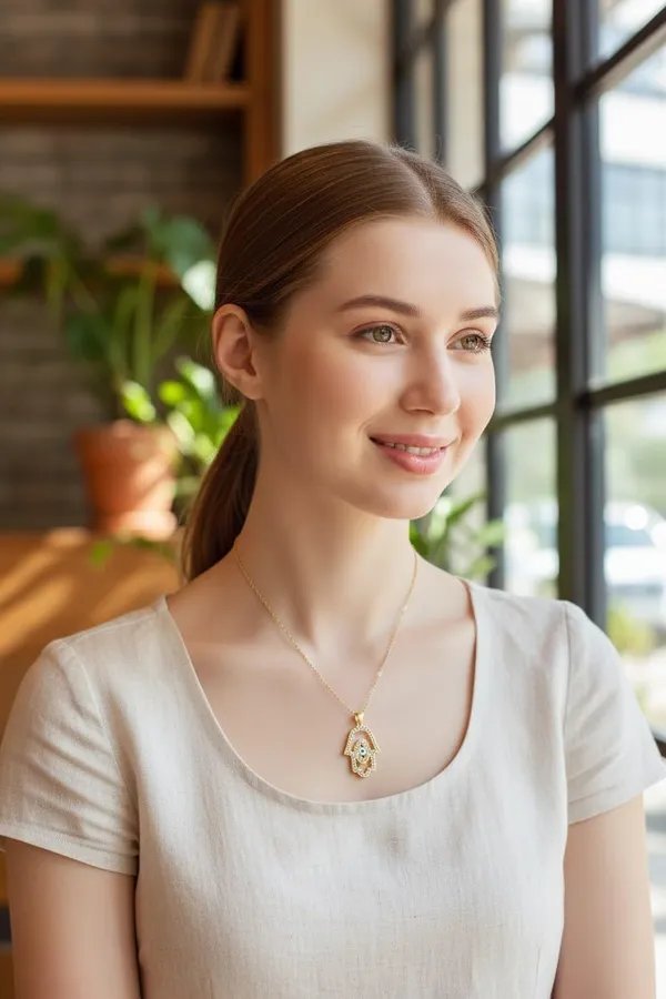 Gold_Stainless_Steel_AntiTarnish_Pendant_Necklace_For_Women