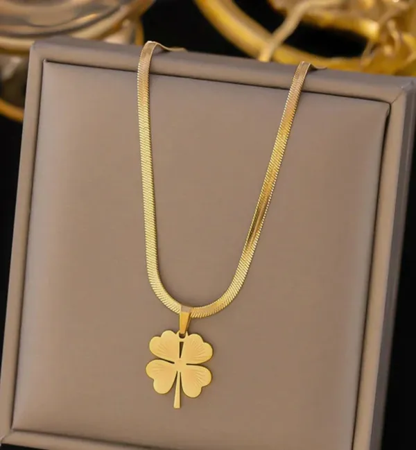 Gold_Stainless_Steel_Adjustable_Pendant_Necklace_For_Women