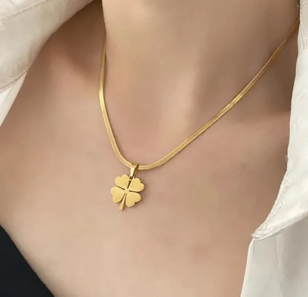 Gold_Stainless_Steel_Adjustable_Pendant_Necklace_For_Women
