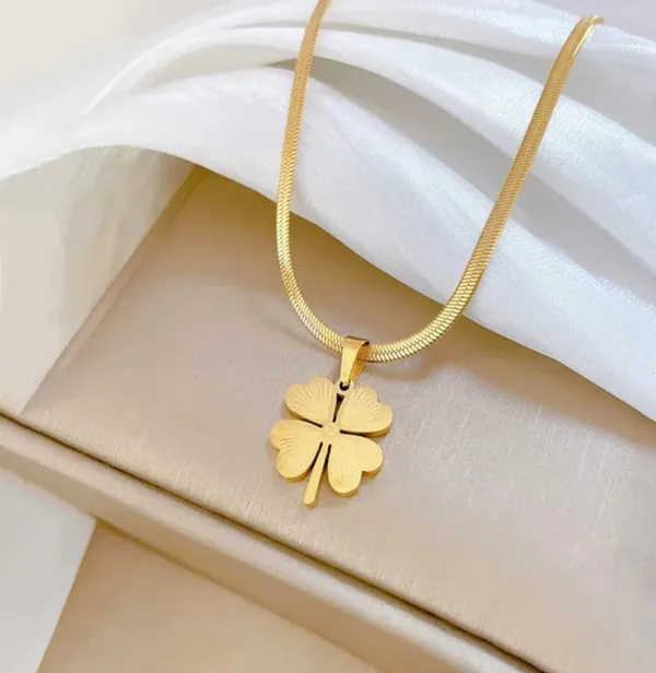 Gold_Stainless_Steel_Adjustable_Pendant_Necklace_For_Women