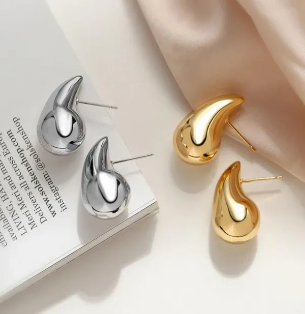 Silver_Stainless_Steel_Chunky_Twisted_Hoop_Earrings_Set_For_Women_Pack_Of_2