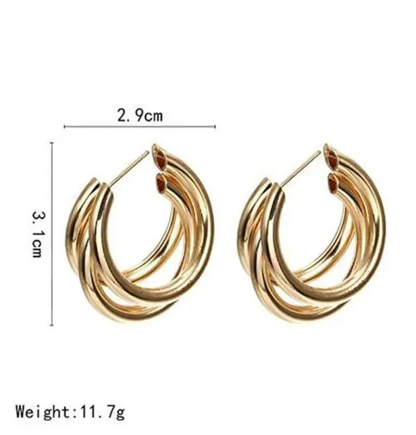 Silver_And_Gold_Stainless_Steel_Chunky_Twisted_Hoop_Earrings_Set_For_Women_Pack_Of_2