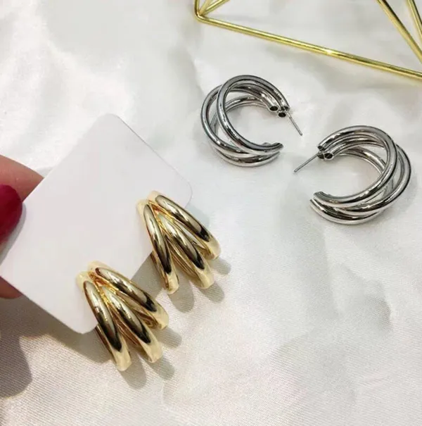 Silver_And_Gold_Stainless_Steel_Chunky_Twisted_Hoop_Earrings_Set_For_Women_Pack_Of_2