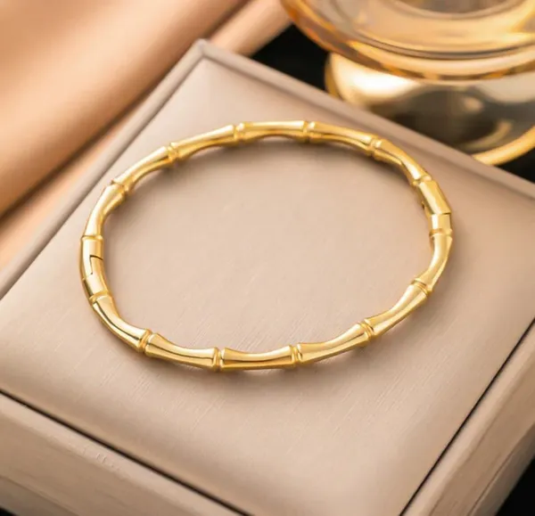Gold_Stainless_Steel_Bamboo_Design_Adjustable_Kada_Bracelet_For_Women