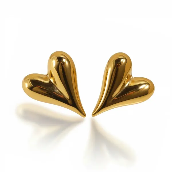Gold_Stainless_Steel_Minimal_Bold_Heart_Stud_Earrings_For_Women_Pack_Of_2