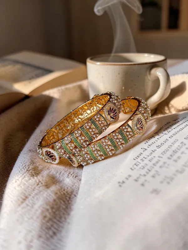 Gold_Alloy_Lotus_Pearl_Kundan_Kada_Bangles_Set_For_Women_Pack_Of_2