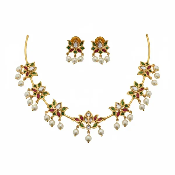 Gold_Brass_Kundan_Hasli_Open_Collar_Necklace_Set_For_Women