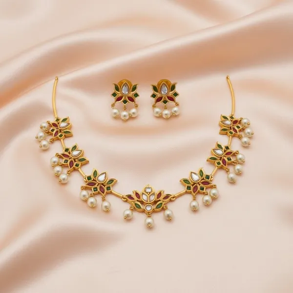 Gold_Brass_Kundan_Hasli_Open_Collar_Necklace_Set_For_Women