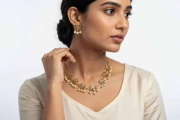Gold_Brass_Kundan_Hasli_Open_Collar_Necklace_Set_For_Women