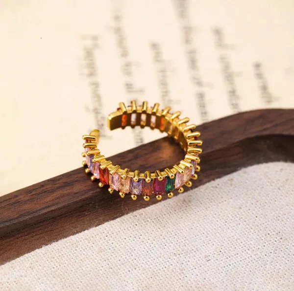 Gold_Stainless_Steel_AntiTarnish_Stone_Adjustable_Finger_Ring_For_Women